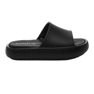 NIB Black Beach Slides